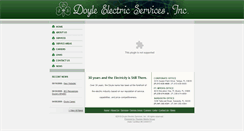 Desktop Screenshot of doyle-electric.com