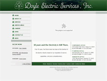 Tablet Screenshot of doyle-electric.com
